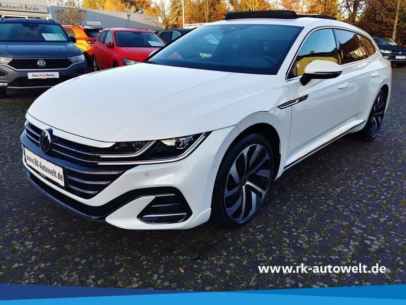 Weiß Gebraucht 2021 VW Arteon R-line Kombi | 36.970 € (Teuer) - Bild 1/4