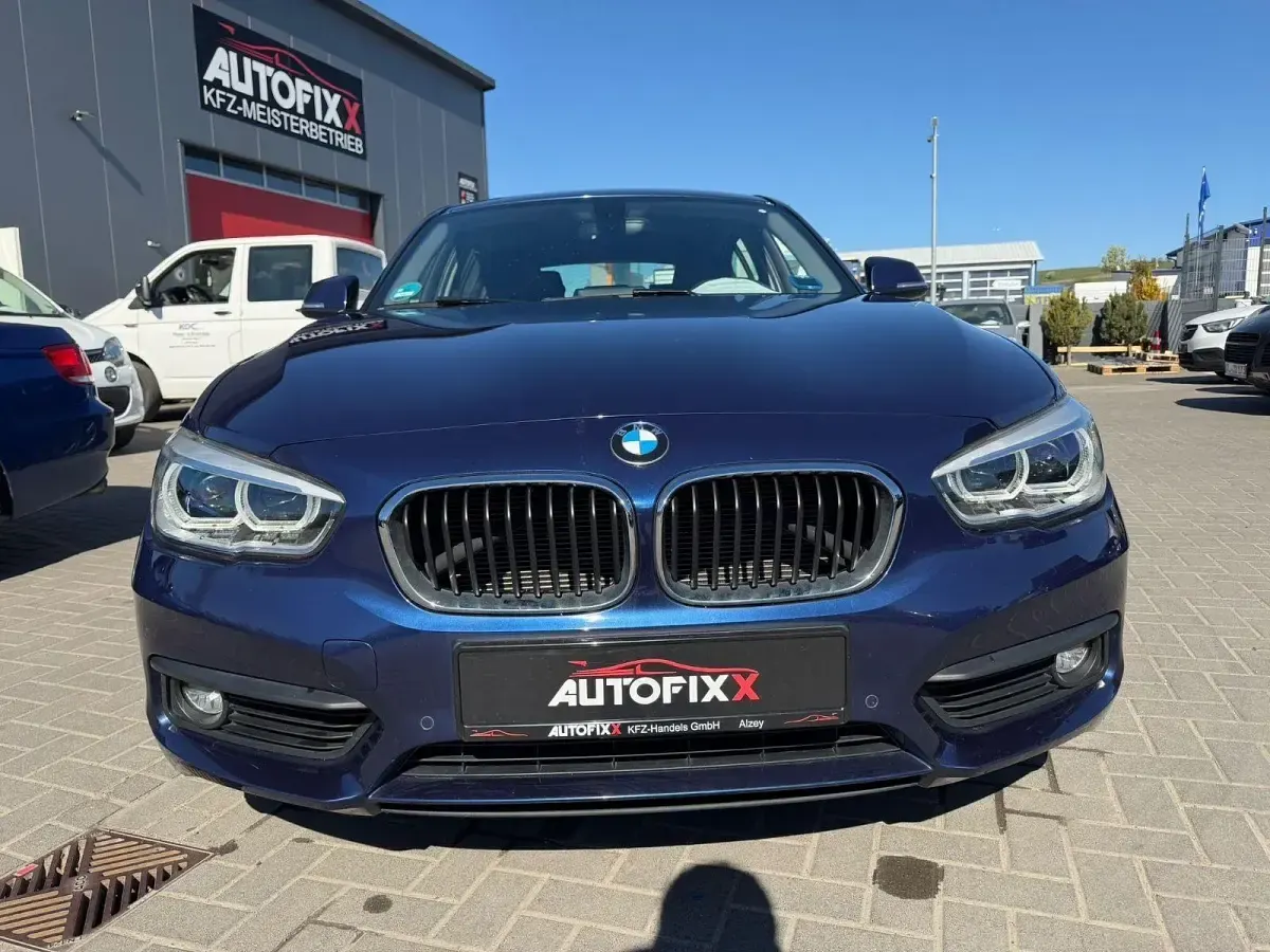 Brugt BMW 116 Advantage 109 HK (80 kW) 2018 Blå Hatchback