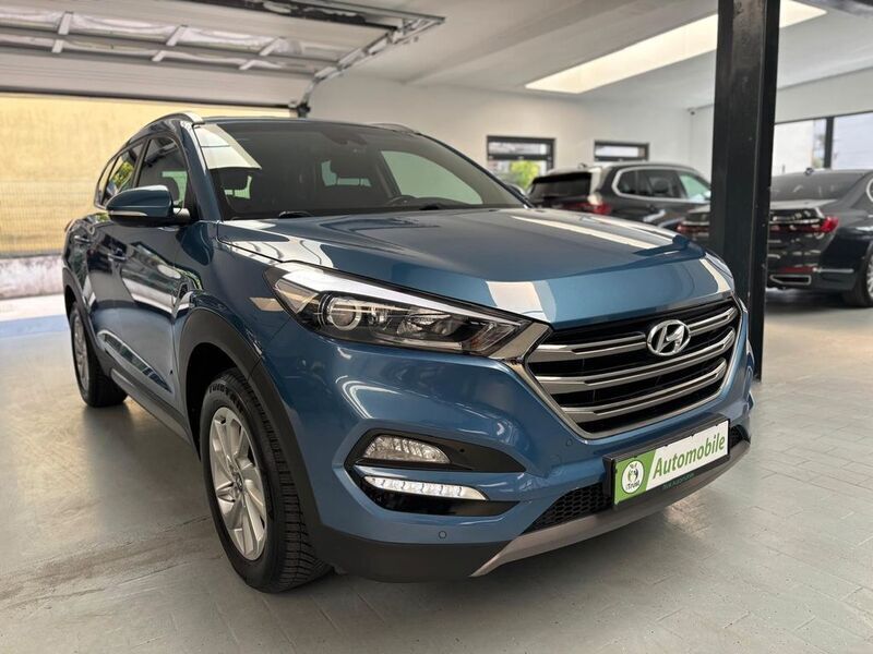 Blau Gebraucht 2016 Hyundai Tucson Style SUV | 15.999 € (Fairer Preis) - Bild 1/4