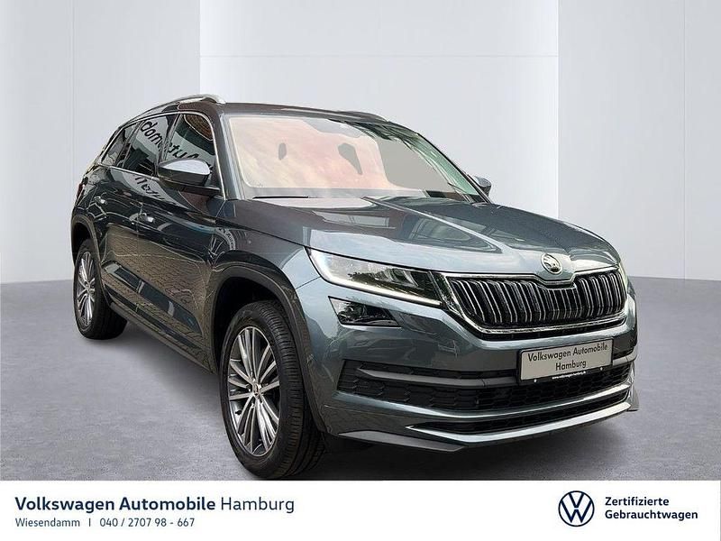 Quarzgrau metallic (metallic) Gebraucht 2021 Skoda Kodiaq LAURIN & KLEMENT SUV | 37.350 € (Fairer Preis) - Bild 1/4
