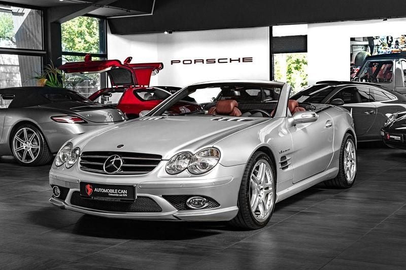 Iridiumsilber Gebraucht 2006 Mercedes SL55 AMG AMG Cabrio | 62.900 € - Bild 1/4