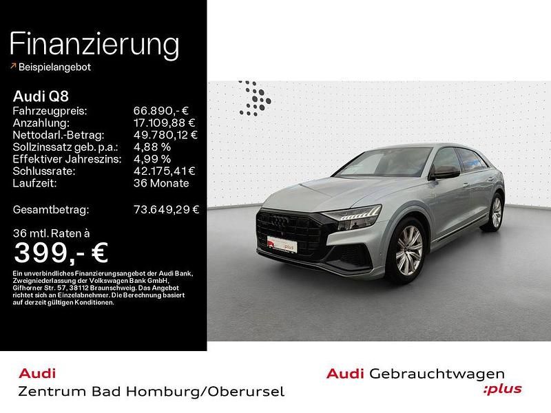 Silber Gebraucht 2022 Audi Q8 S-Line SUV | 66.890 € (Fairer Preis) - Bild 1/4