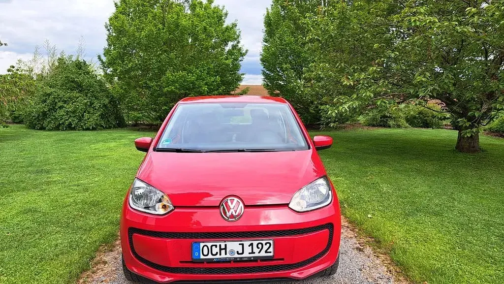 Gebraucht VW up! move up! 60 PS (44 kW) 2012 Rot Kleinwagen