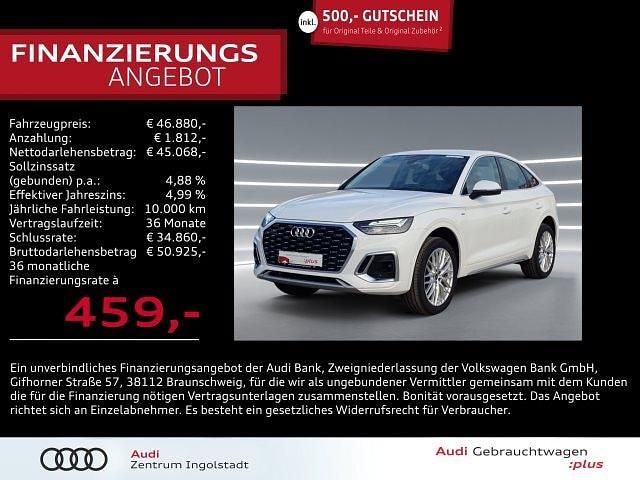 Ibisweiß Gebraucht 2023 Audi Q5 Sportback S-Line SUV | 46.880 € (Superpreis) - Bild 1/2