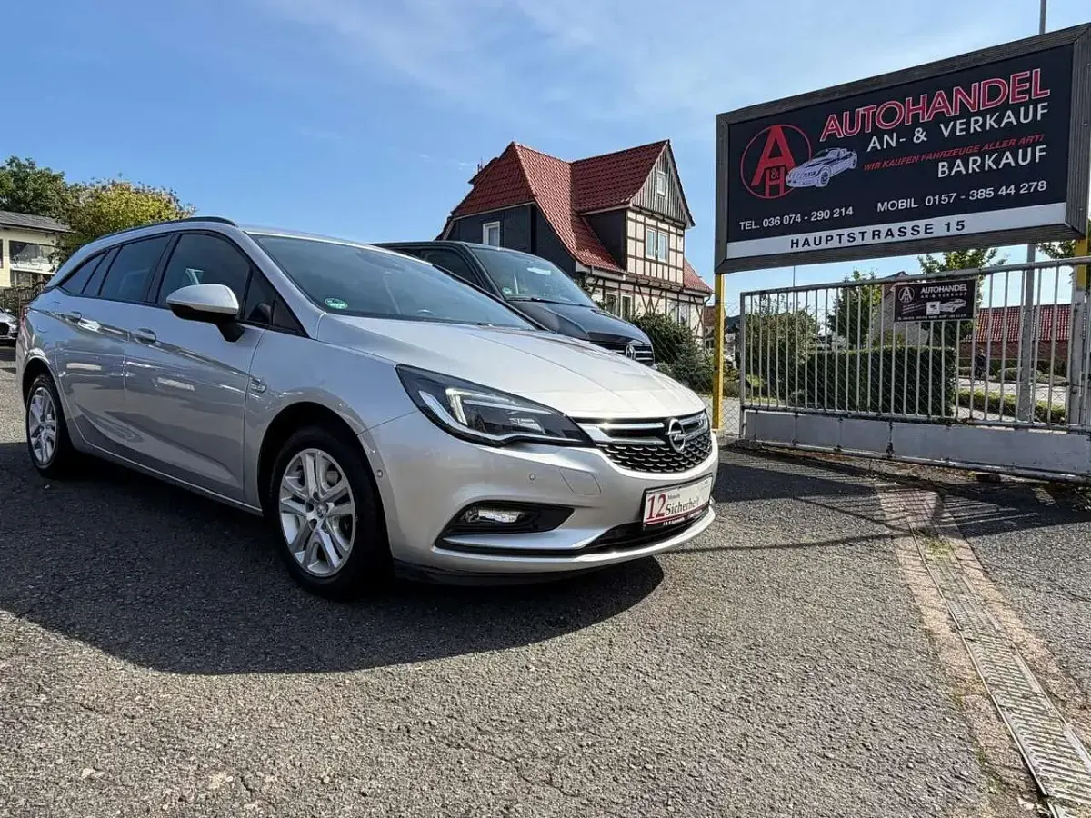 Gebraucht Opel Astra Edition 125 PS (91 kW) 2019 Silber Kombi