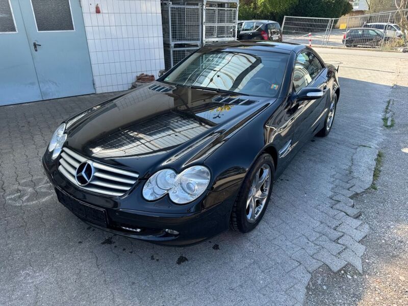 Schwarz Gebraucht 2004 Mercedes SL350 Cabrio | 12.200 € (Guter Preis) - Bild 1/4