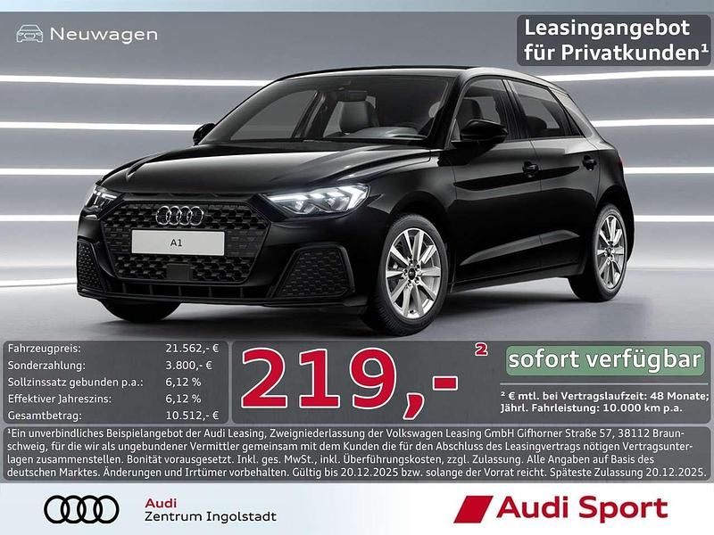 Mythosschwarz Neu 2025 Audi A1 Sportback Sport Kleinwagen | 25.350 € (Guter Preis) - Bild 1/3