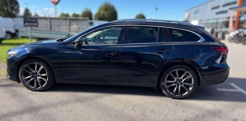 Blau Gebraucht 2014 Mazda 6 Sports-Line Kombi | 9.100 € (Superpreis) - Bild 1/4