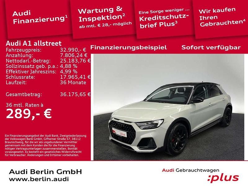 Tausilber metallic Gebraucht 2024 Audi A1 Advanced Kleinwagen | 32.600 € - Bild 1/3
