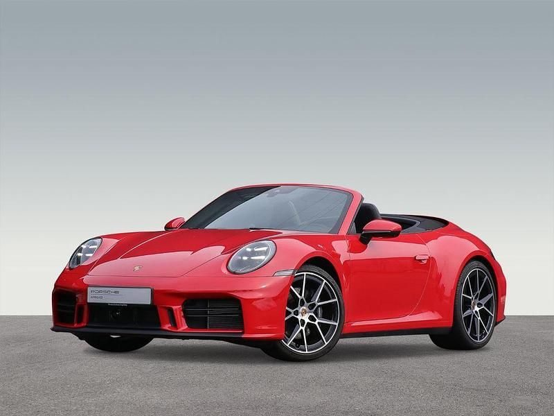 Rot Gebraucht 2024 Porsche 911 Carrera Cabriolet Cabrio | 142.900 € (Etwas zu teuer) - Bild 1/4