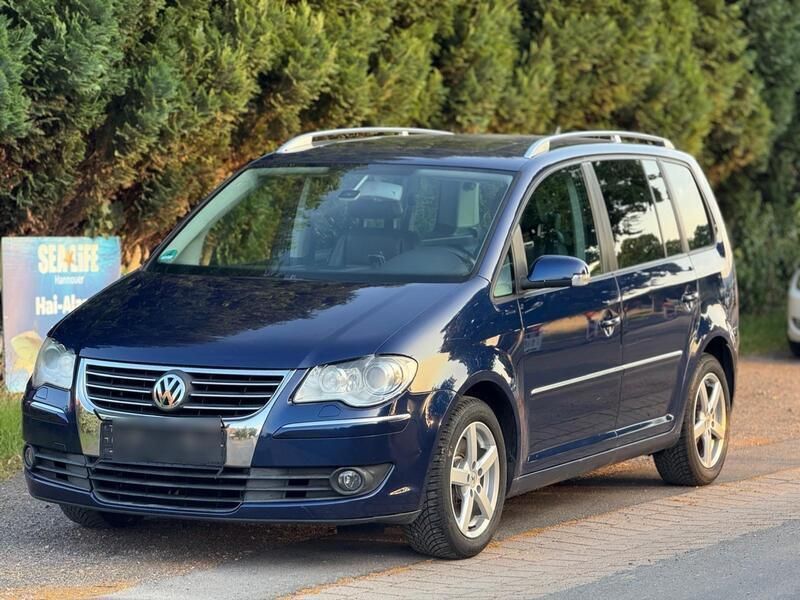 Blau Gebraucht 2007 VW Touran Highline Van / Kleinbus | 4.499 € (Fairer Preis) - Bild 1/4