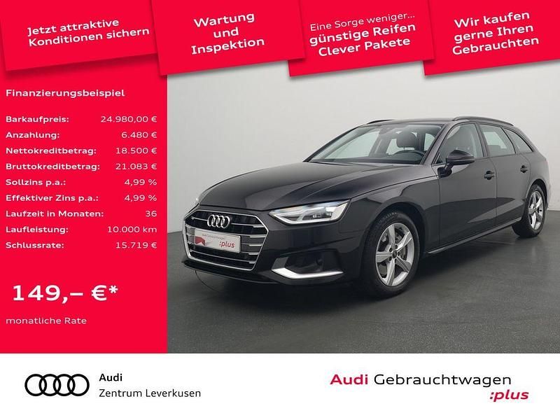 Schwarz Gebraucht 2021 Audi A4 Advanced Kombi | 24.980 € (Guter Preis) - Bild 1/4