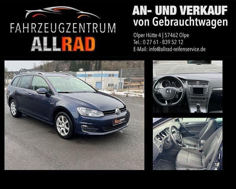 Blau Gebraucht 2015 VW Golf VII LOUNGE Kombi | 9.999 € (Guter Preis) - Bild 1/4