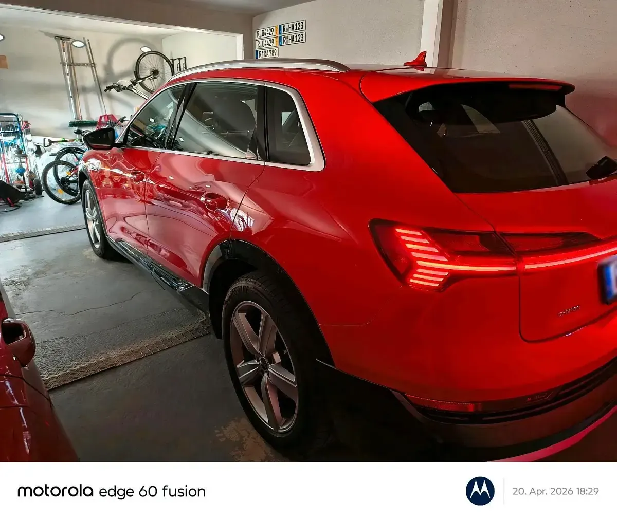 Brugt Audi e-tron S-Line 300 kW (408 HK) 2021 Rød SUV