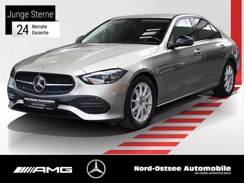 Silber mojavesilber Gebraucht 2022 Mercedes C200 Avantgarde Limousine | 30.990 € (Guter Preis) - Bild 1/4