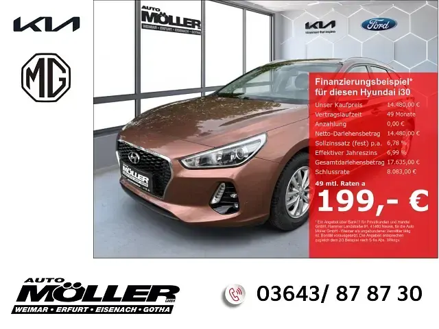 Gebraucht Hyundai i30 Premium 140 PS (102 kW) 2018 Kombi