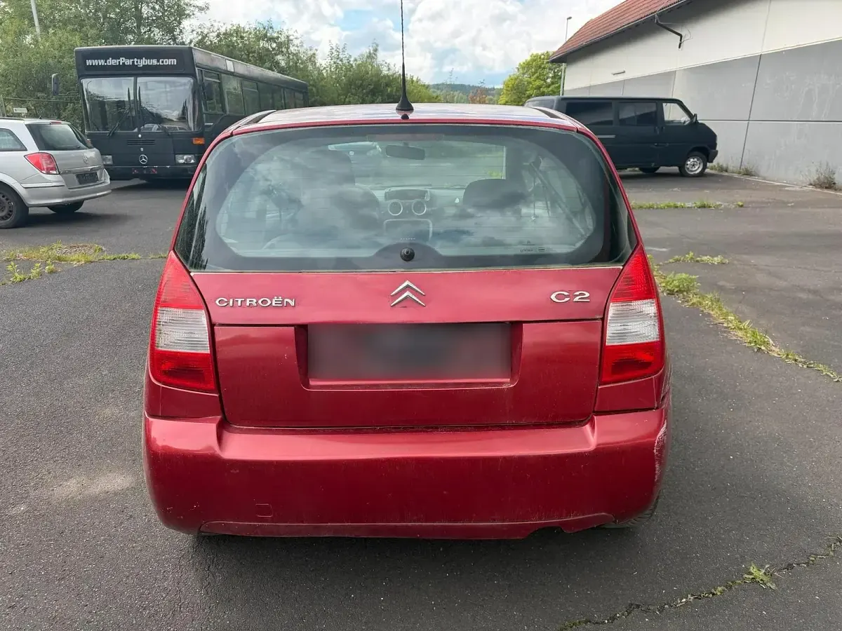 Brugt Citroën C2 60 HK (44 kW) 2009 Rød Hatchback