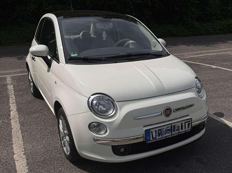 Weiß Gebraucht 2015 Fiat 500 Lounge Kleinwagen | 7.000 € (Guter Preis) - Bild 1/4