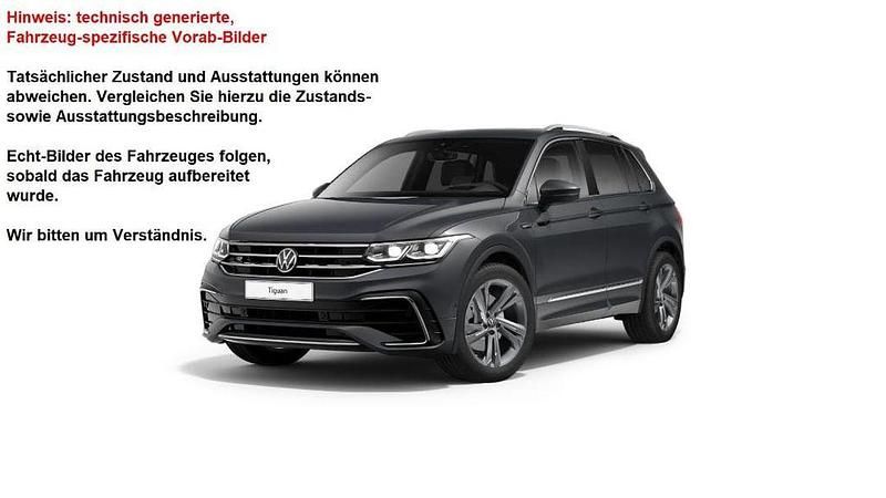 Delfingrau metallic Gebraucht 2021 VW Tiguan R-line SUV | 27.910 € (Guter Preis) - Bild 1/4
