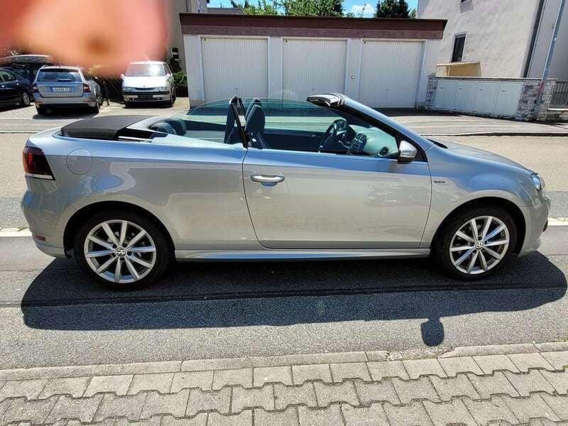 Silber Gebraucht 2016 VW Golf Cabriolet LOUNGE Cabrio | 11.750 € (Guter Preis) - Bild 1/4