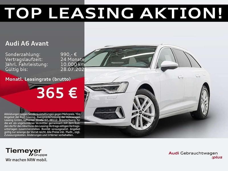 Weiß Gebraucht 2023 Audi A6 Advanced Kombi | 44.440 € (Fairer Preis) - Bild 1/4