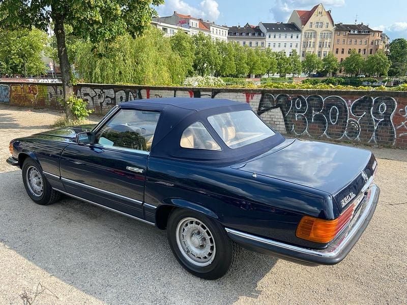 Gebraucht Mercedes SL280 185 PS (136 kW) 1976 Blau Cabrio