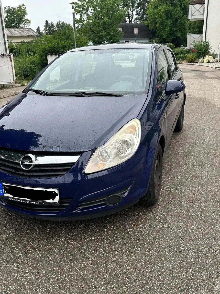 Gebraucht Opel Corsa 60 PS (44 kW) 2009 Blau Kleinwagen