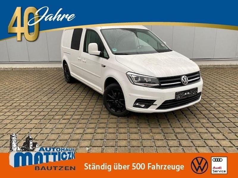 Candyweiß Gebraucht 2018 VW Caddy Maxi Trendline Van / Kleinbus | 16.890 € (Superpreis) - Bild 1/4