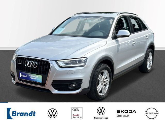 Eissilber metallic (metallic) Gebraucht 2012 Audi Q3 Design SUV | 11.790 € (Fairer Preis) - Bild 1/3
