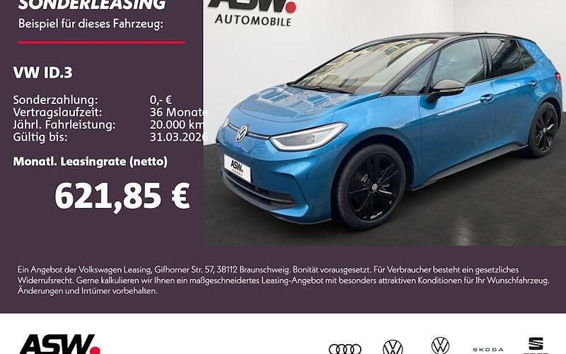 Neu VW ID.3 Pure 125 kW (170 PS) 2026 Schwarz Kleinwagen