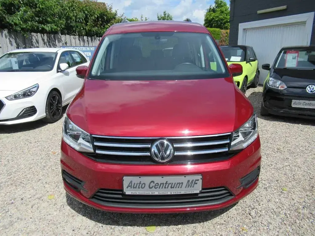 Gebraucht VW Caddy 150 PS (110 kW) 2019 Rot Van / Kleinbus