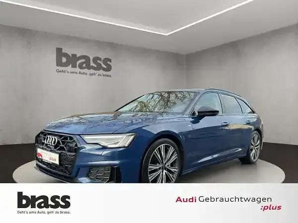 Ascariblau metallic Gebraucht 2024 Audi A6 Design Kombi | 57.800 € - Bild 1/4