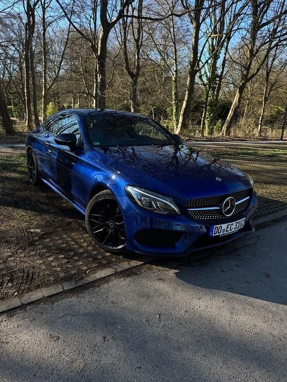 Gebraucht Mercedes C400 AMG line 333 PS (244 kW) 2017 Blau Coupé