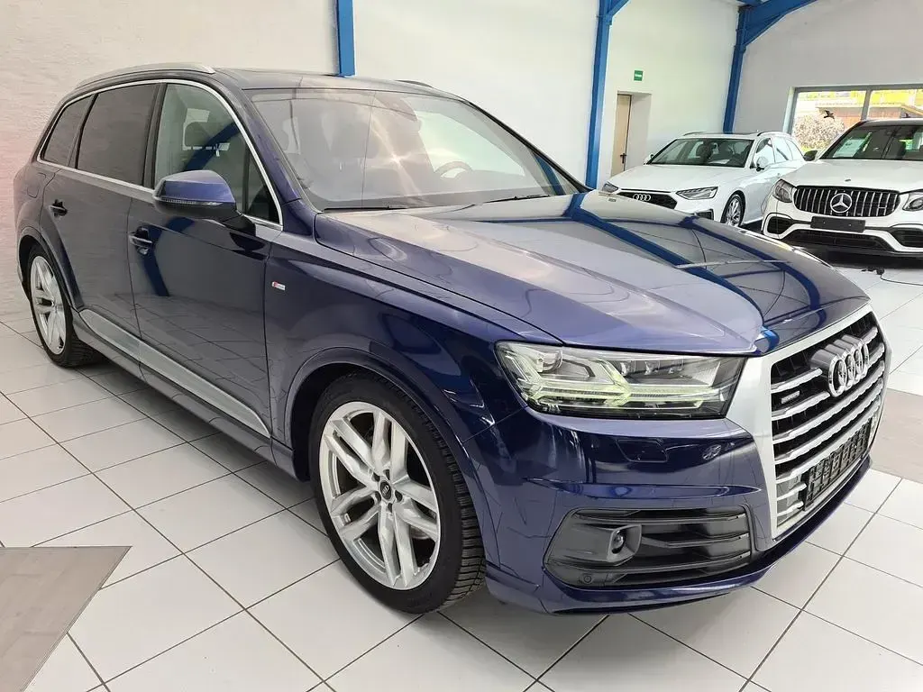 Gebraucht Audi Q7 S-Line 286 PS (210 kW) 2018 Navarrablau metallic SUV