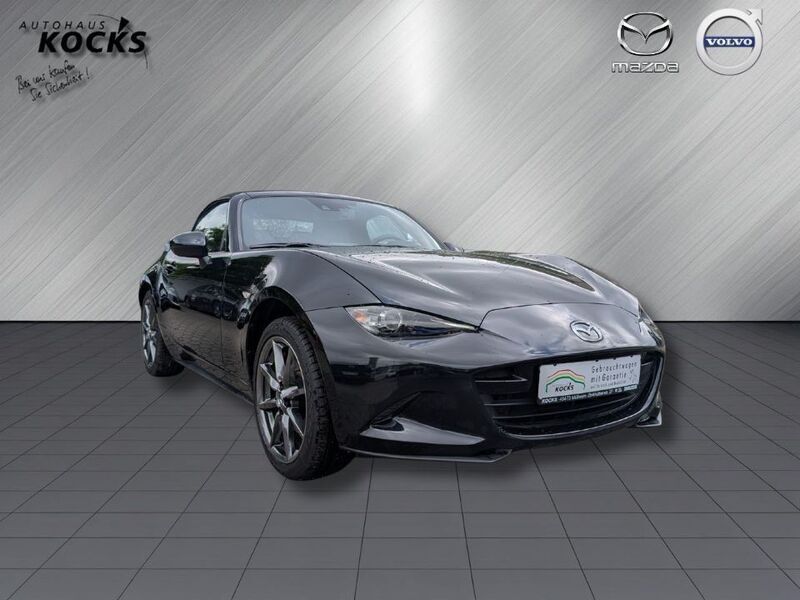 Jet black Gebraucht 2016 Mazda MX5 Sports-Line Cabrio | 18.790 € (Fairer Preis) - Bild 1/4