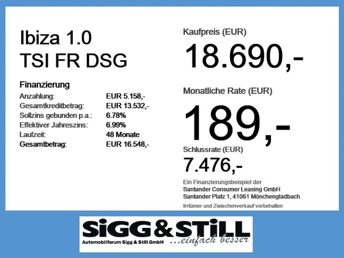 Gebraucht Seat Ibiza FR 116 PS (85 kW) 2025 Mitternachtsschwarz Kleinwagen