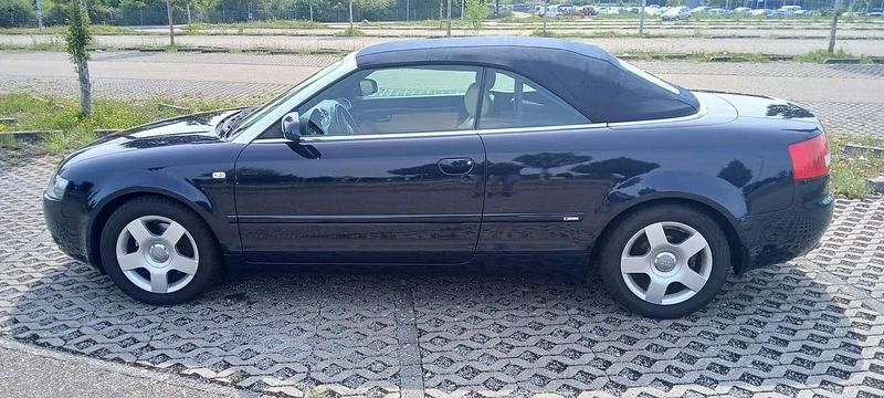 Blau Gebraucht 2003 Audi A4 Cabriolet S-Line Cabrio | 3.500 € (Superpreis) - Bild 1/4