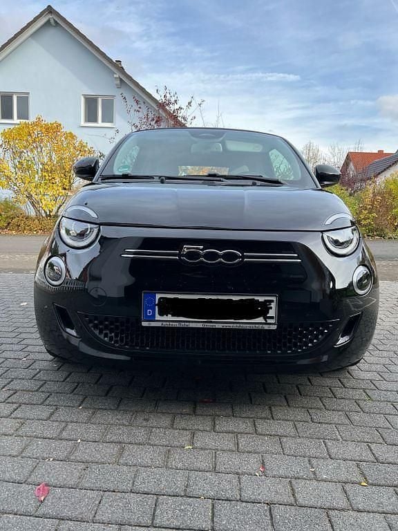 Schwarz Gebraucht 2022 Fiat 500e Icon Cabrio | 18.500 € (Superpreis) - Bild 1/4