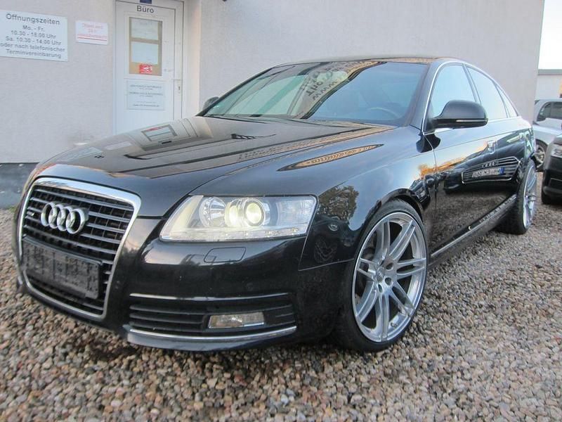 Schwarz Gebraucht 2009 Audi A6 S-Line Limousine | 11.995 € - Bild 1/4