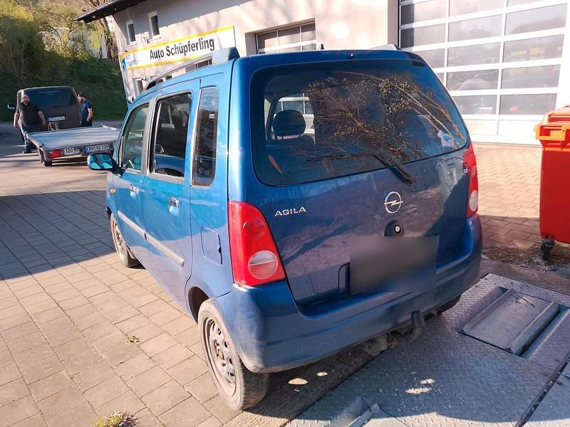 Gebraucht Opel Agila 75 PS (55 kW) 2004 Blau Van / Kleinbus