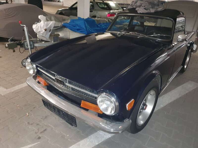 Blau Gebraucht 1973 Triumph TR6 Cabrio | 17.000 € - Bild 1/4