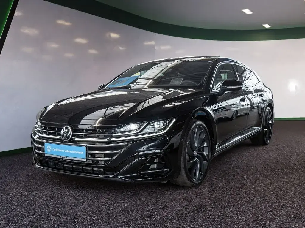 Gebraucht VW Arteon R-line 200 PS (147 kW) 2021 Schwarz / deep black Kombi