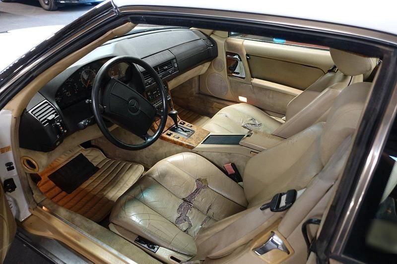 Gebraucht Mercedes SL500 320 PS (235 kW) 1990 Weiß Cabrio