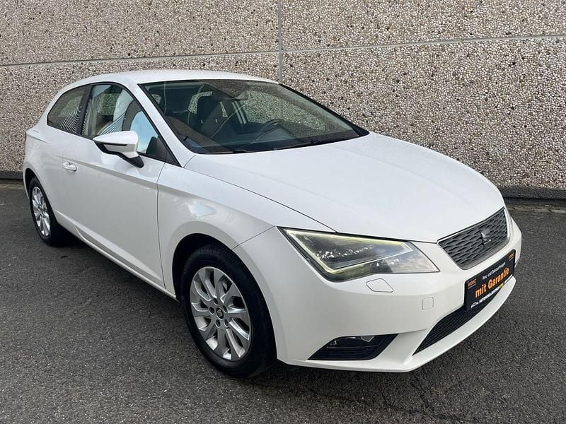 Second-hand Seat Leon Style 110 CP (80 kW) 2015 Alb Coupe