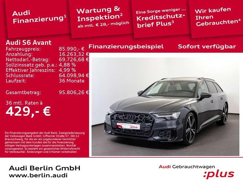 Daytonagrau perleffekt Gebraucht 2025 Audi S6 Ambiente Kombi | 85.980 € - Bild 1/3