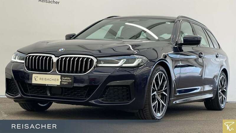 Tansanitblau ii metallic Gebraucht 2022 BMW 530 Shadowline Kombi | 40.999 € (Etwas zu teuer) - Bild 1/4