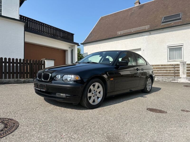 Schwarz Gebraucht 2003 BMW 316 Compact Advantage Kleinwagen | 3.200 € (Fairer Preis) - Bild 1/4
