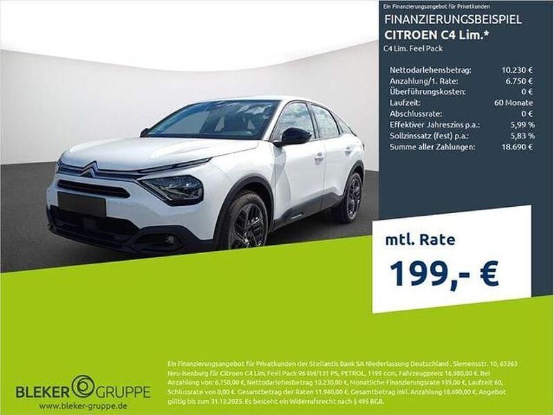 Lack weiss banquise/typ aussenverkleidung spiegel flach standard Gebraucht 2023 Citroën C4 Feel Limousine | 16.980 € (Fairer Preis) - Bild 1/3