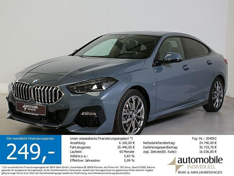 Storm bay grau met. Gebraucht 2024 BMW 218 M Sport Coupé | 29.440 € (Guter Preis) - Bild 1/4