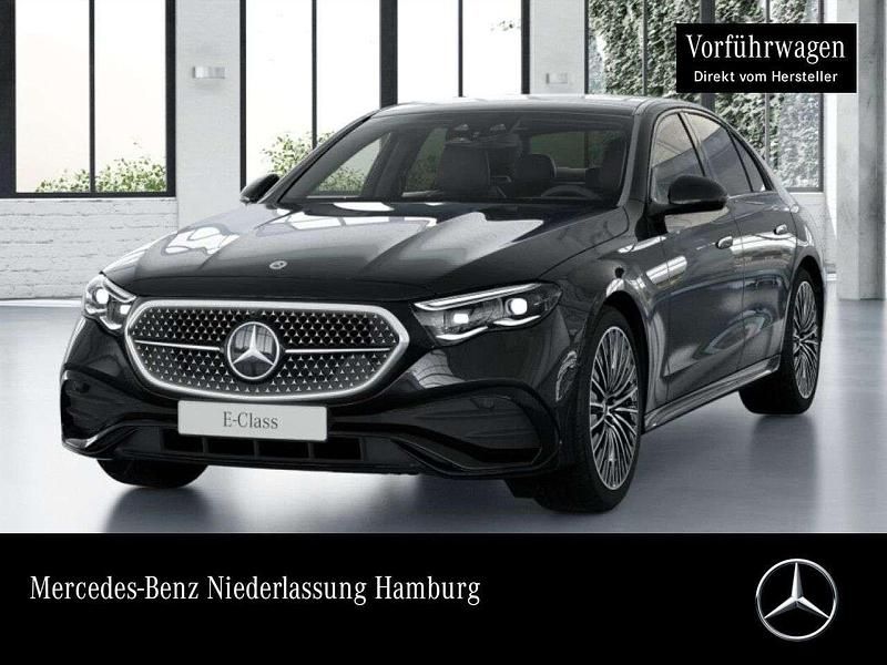 Obsidianschwarz Gebraucht 2025 Mercedes E220 AMG line Limousine | 68.990 € - Bild 1/4